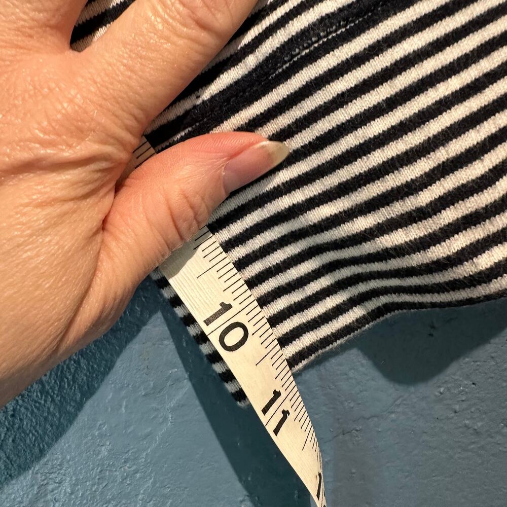 Banana Republic XS Knit Striped Mini Micro Dress Minimalist Coastal Nautical - Picture 10 of 10
